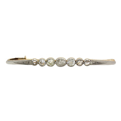 Yellow Gold, Platinum, and Diamond Brooch