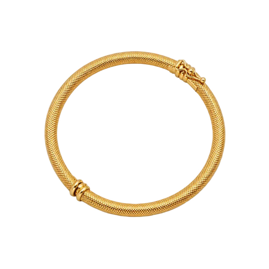 Yellow Gold Bangle Bracelet