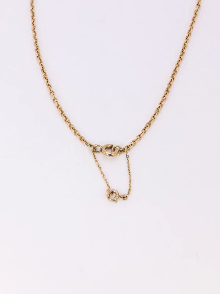 GEORGES BRUNET - Collier Napoléon III or jaune diamants perles fines - Castafiore