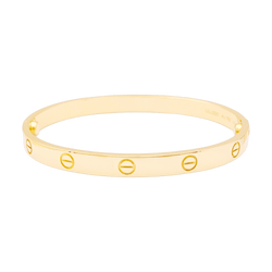 Bracelet Cartier, "Love" classique, or jaune.