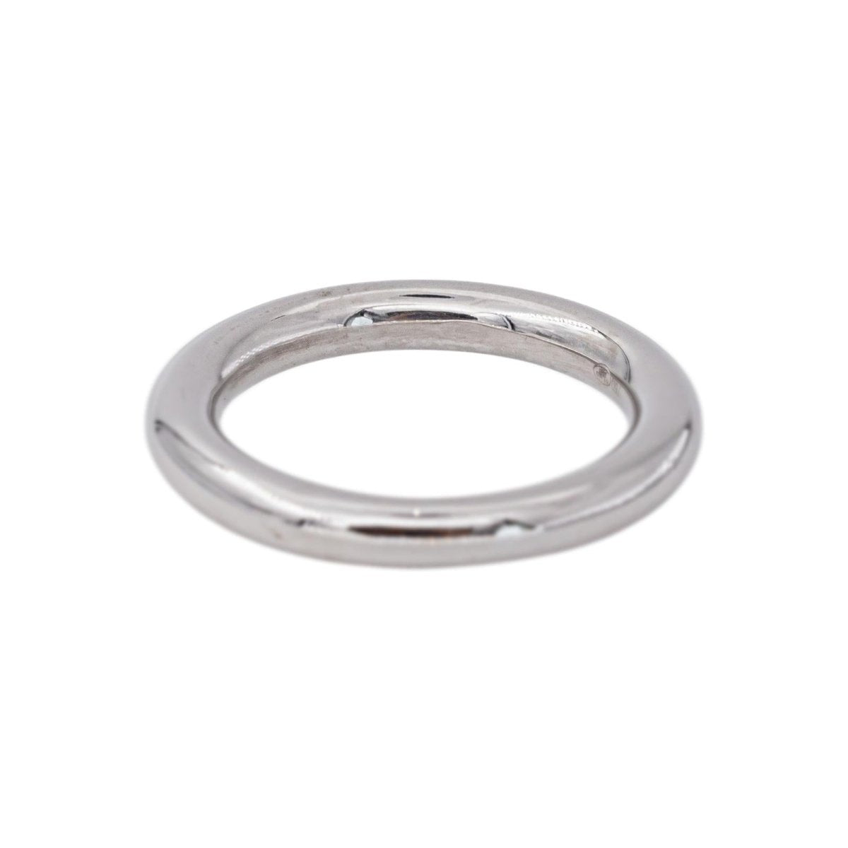 Ginette NY Bague Alliance Be my white domed band Or blanc - Castafiore