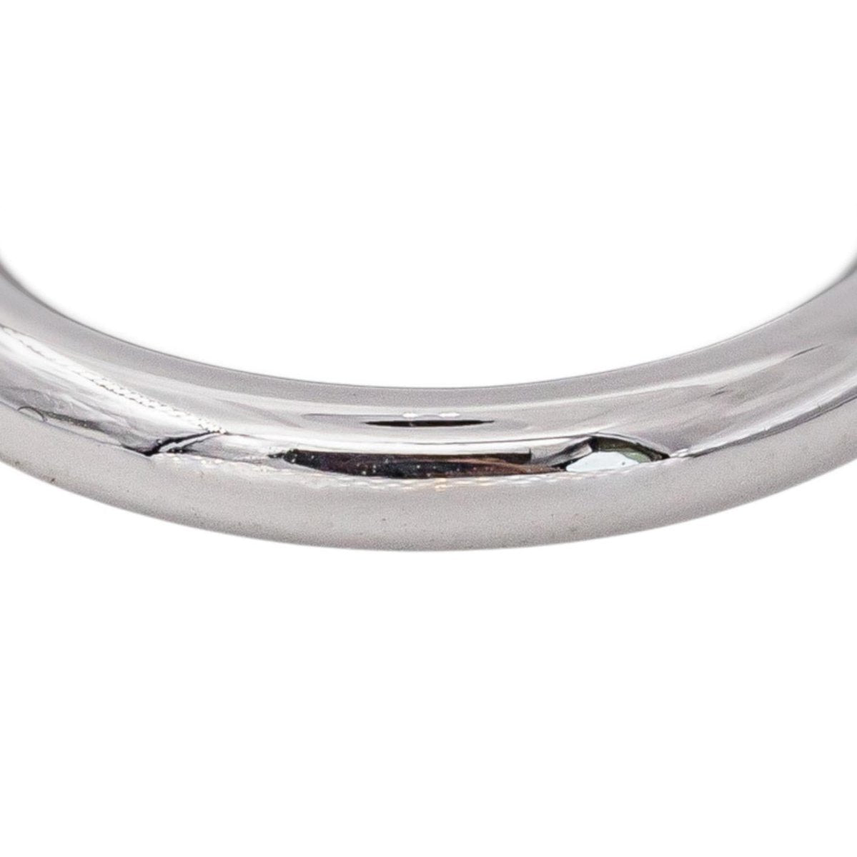 Ginette NY Bague Alliance Be my white domed band Or blanc - Castafiore