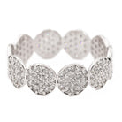 Ginette NY Bague Alliance Mini Ever Eternity Band Or blanc Diamant - Castafiore