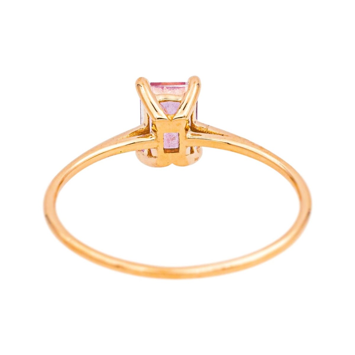 Ginette NY Bague Mini Cocktail Or rose Topaze - Castafiore