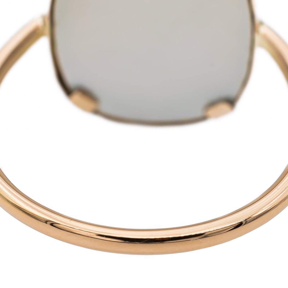 Ginette NY Bague White mop antique Or rose Nacre - Castafiore