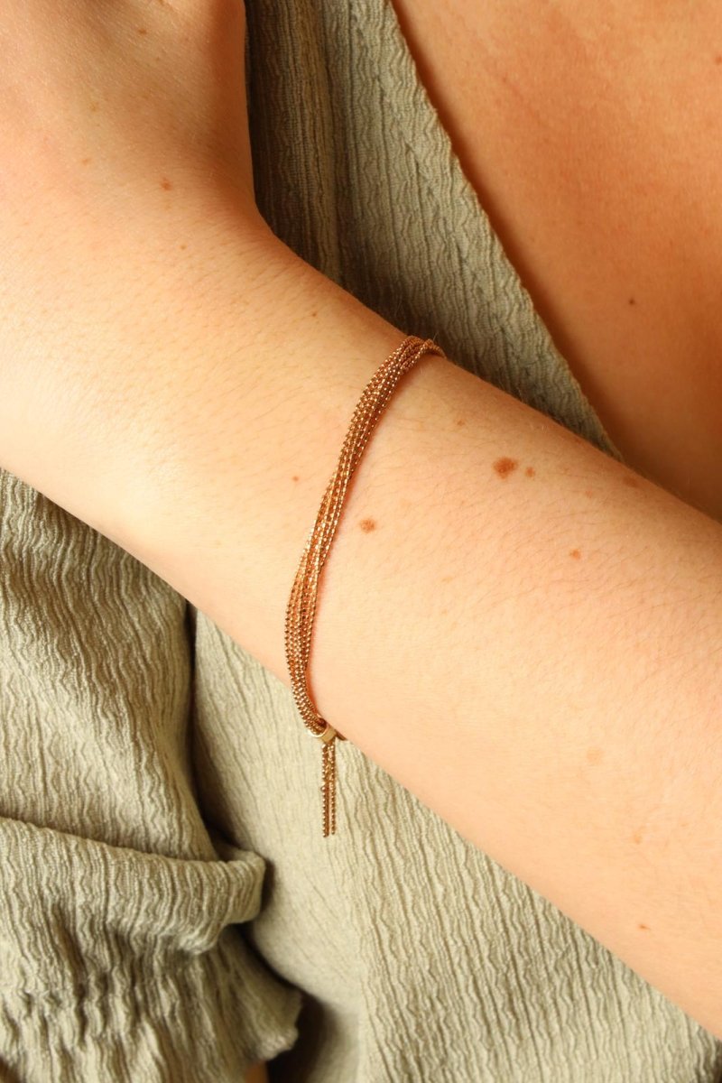 Ginette NY Bracelet Unchained Or rose - Castafiore