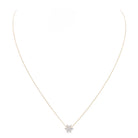 Ginette NY Collier "Diamond Star Necklace" en or rose et diamants - Castafiore