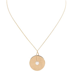 Ginette NY Collier Donut On Chain Or rose - Castafiore
