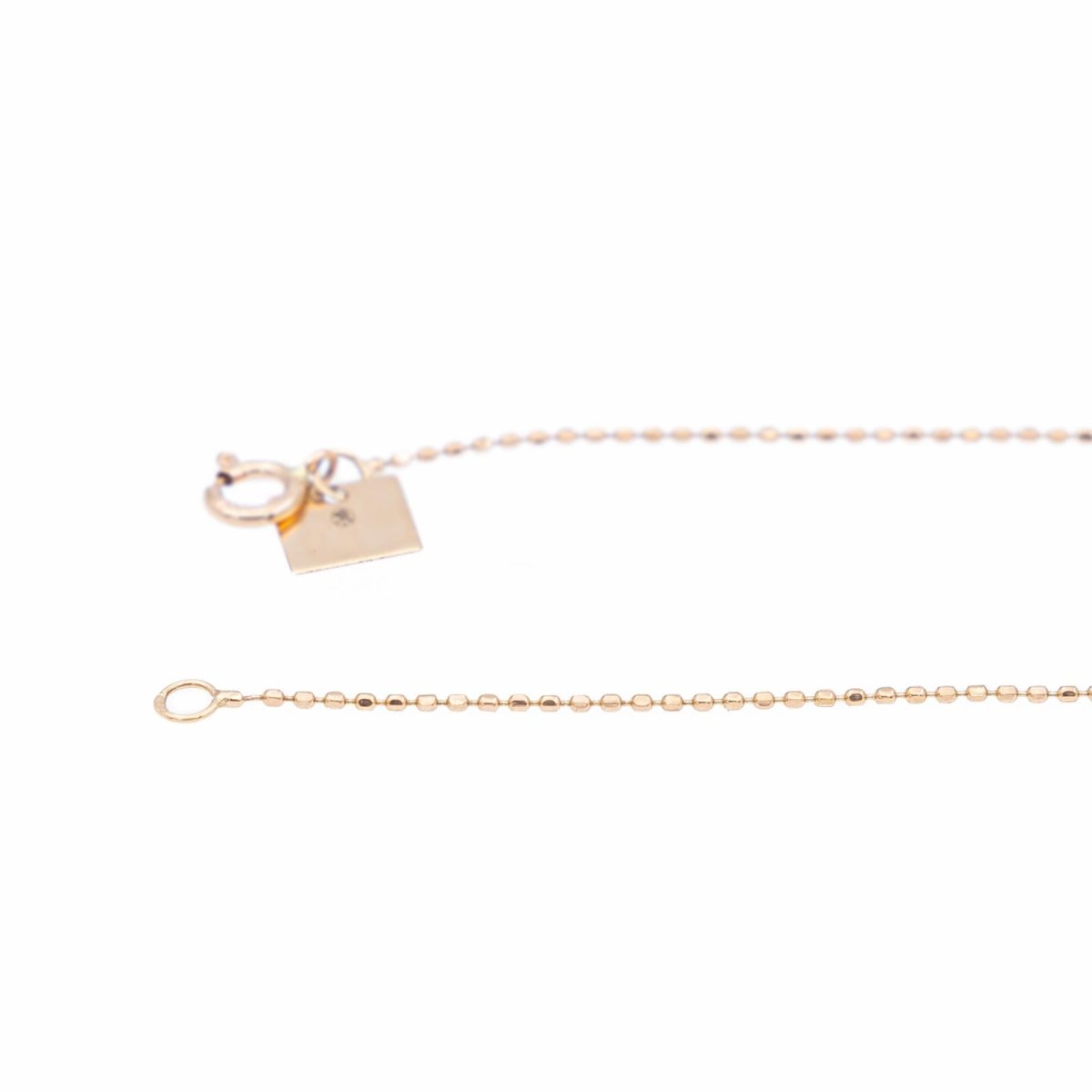 Ginette NY Collier Mini Ever Charm Necklace Or rose - Castafiore