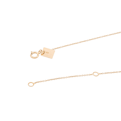 Ginette NY Collier Tiny Five Circles On Chain Or rose - Castafiore
