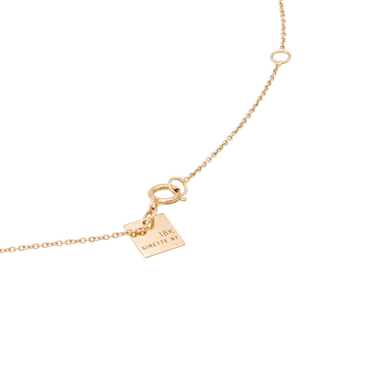 Ginette NY Collier Tiny Five Circles On Chain Or rose - Castafiore
