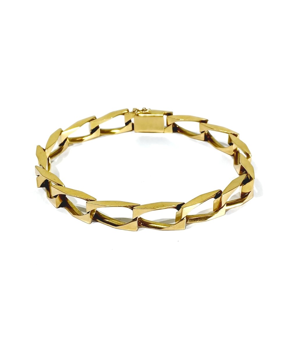 Gourmette Homme En Or Rose - Castafiore