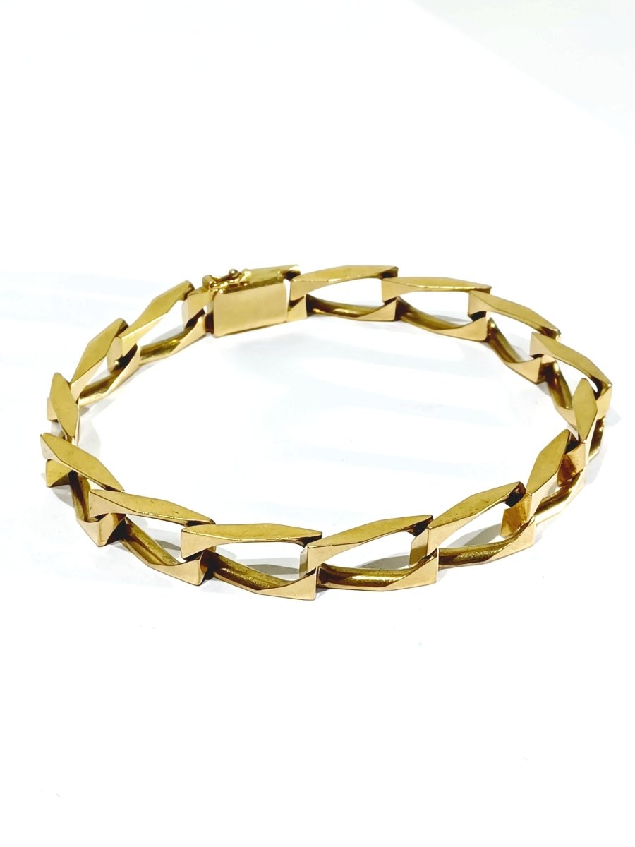 Gourmette Homme En Or Rose - Castafiore