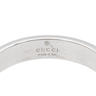 Gucci Bague Fine Icon Or blanc - Castafiore