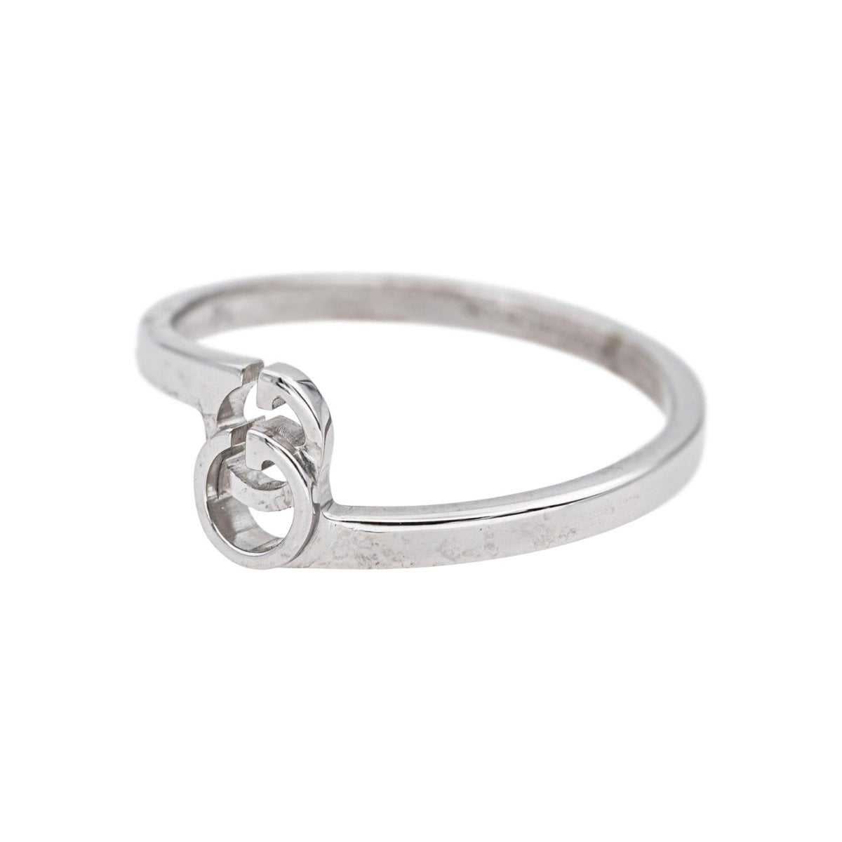 Gucci Bague GG Running Or blanc - Castafiore