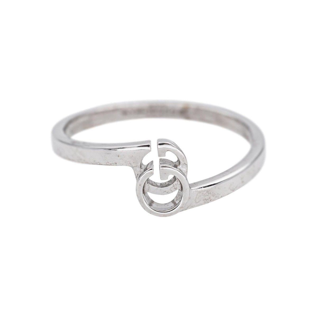 Gucci Bague GG Running Or blanc - Castafiore