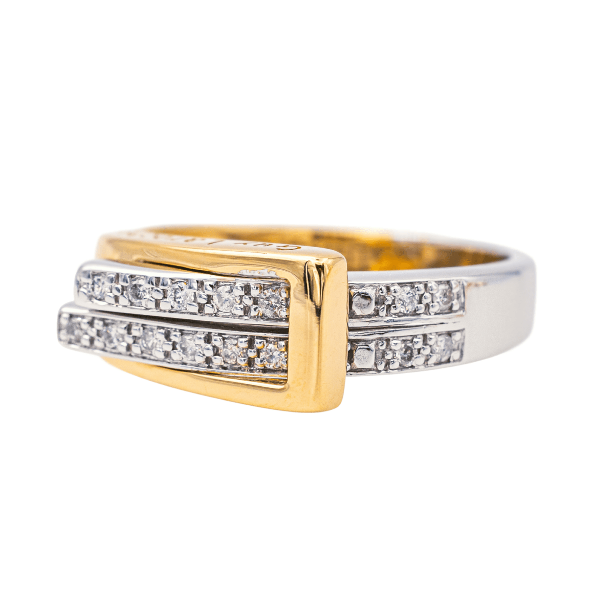 Guy Laroche Bague Or jaune Diamant - Castafiore