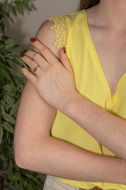 Guy Laroche Bague Or jaune Diamant - Castafiore