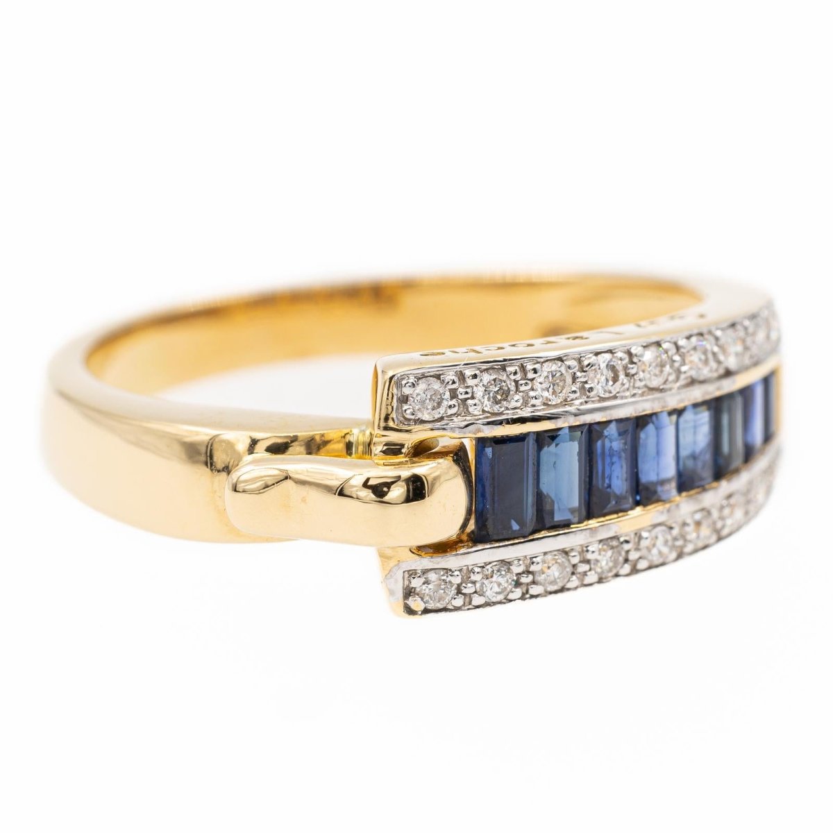 Guy Laroche Bague Or jaune Saphir - Castafiore