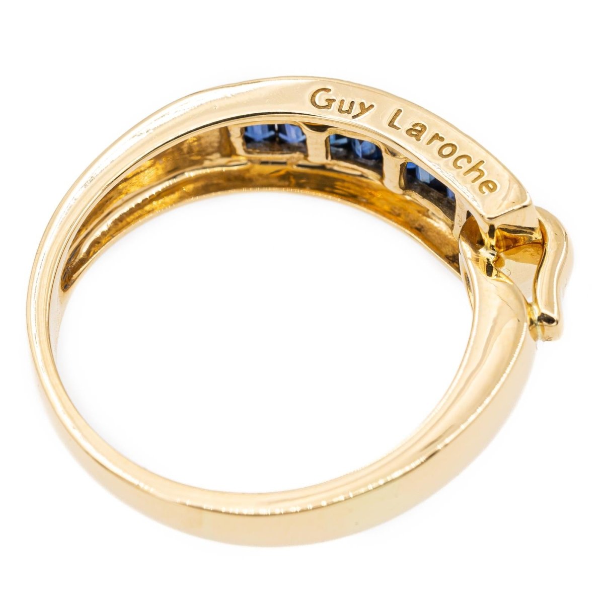 Guy Laroche Bague Or jaune Saphir - Castafiore