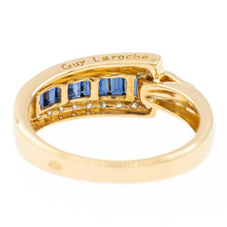 Guy Laroche Bague Or jaune Saphir - Castafiore
