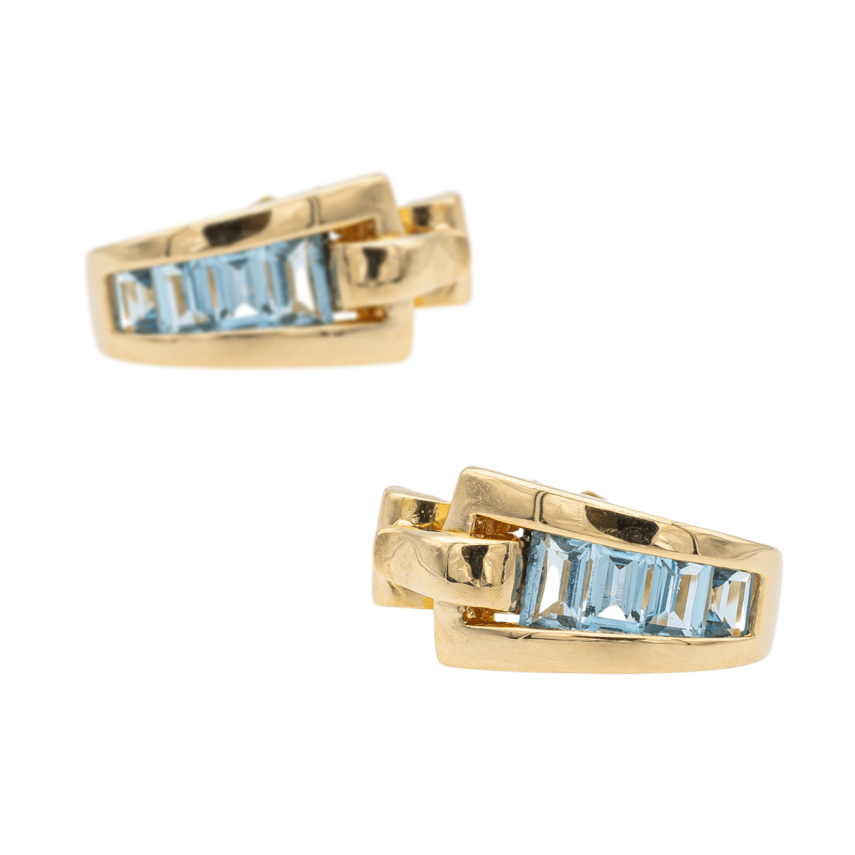 Guy Laroche Boucles d'oreilles Or jaune Topaze - Castafiore