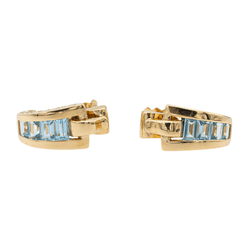 Guy Laroche Boucles d'oreilles Or jaune Topaze - Castafiore