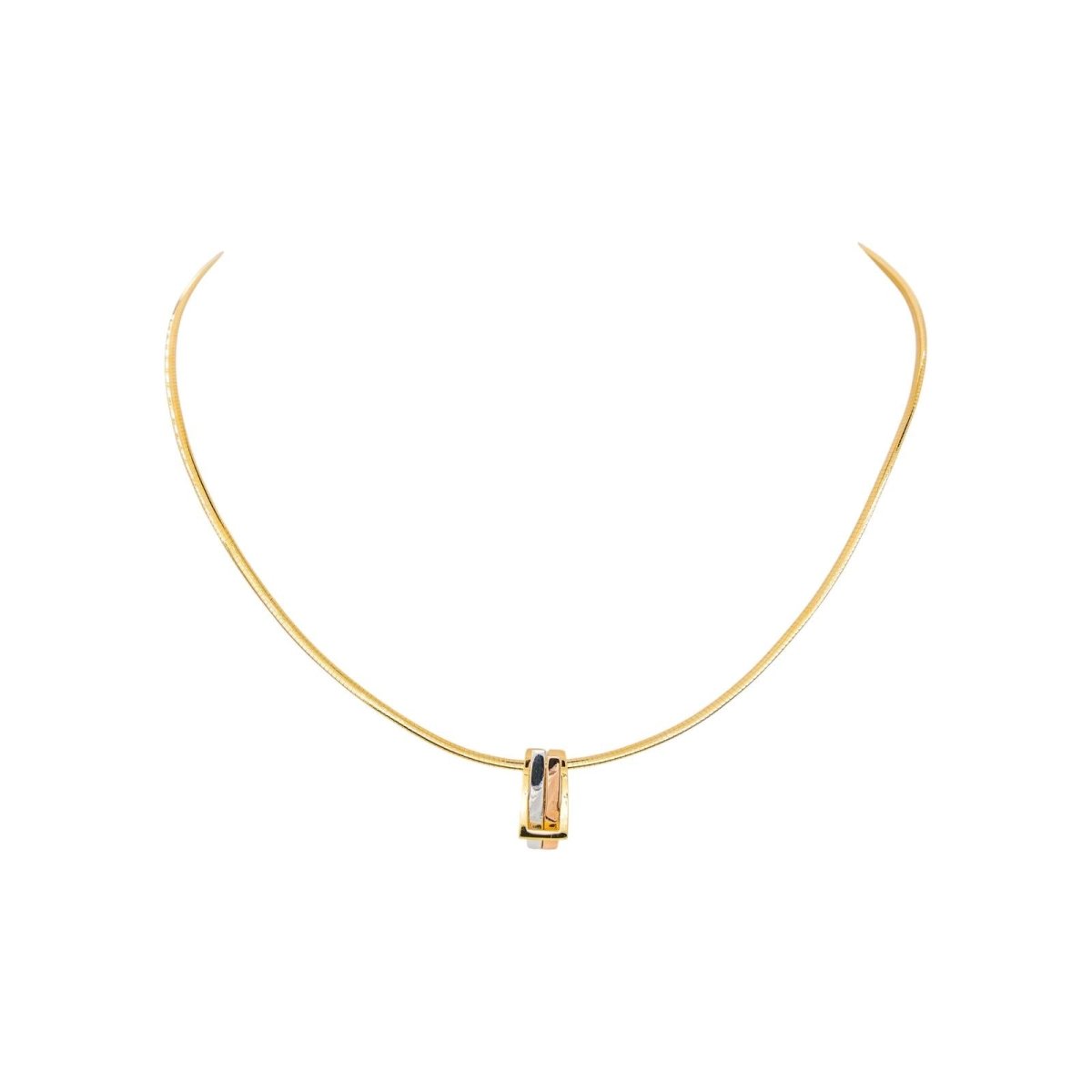 Guy Laroche Collier Maille oméga Or jaune - Castafiore