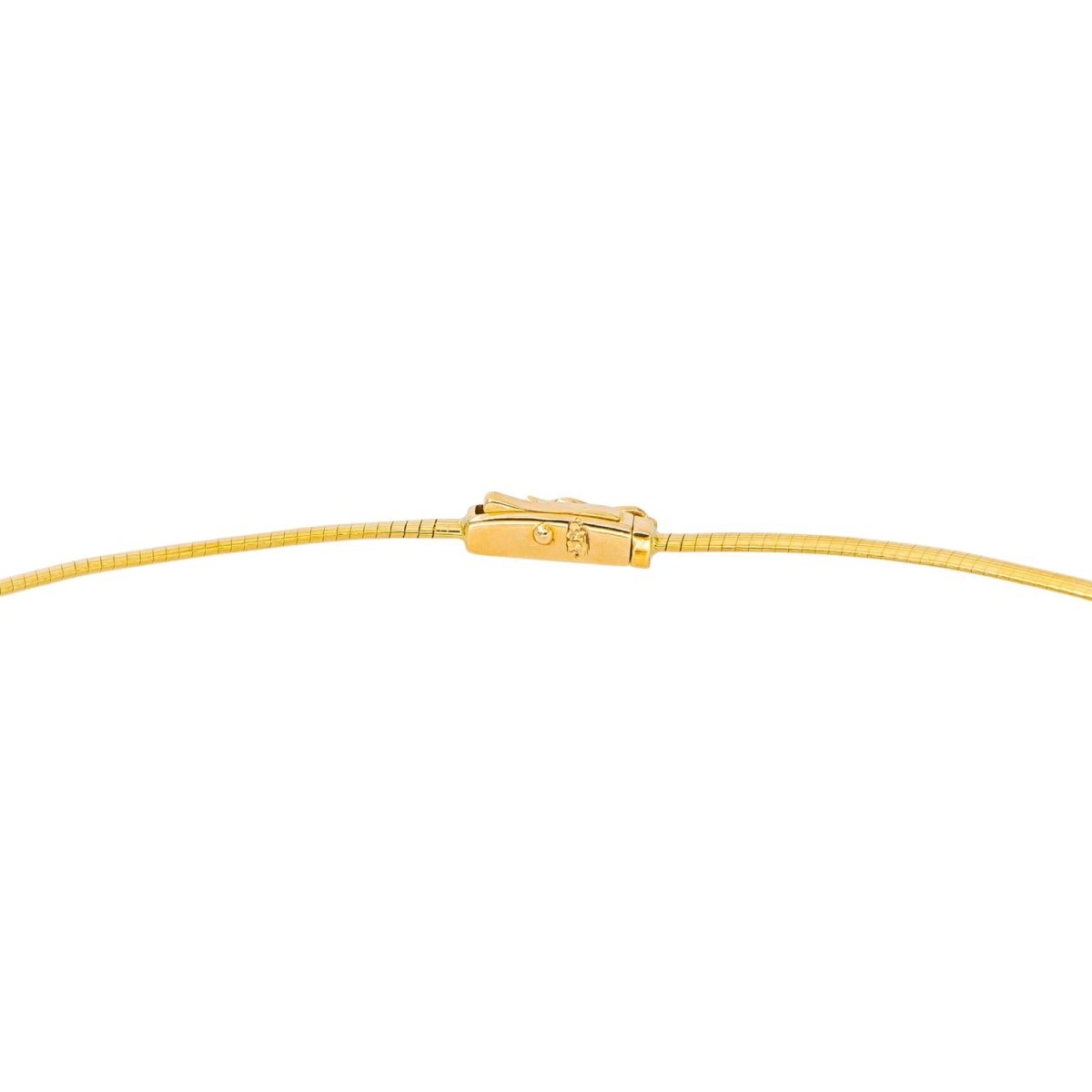 Guy Laroche Collier Maille oméga Or jaune Citrine - Castafiore