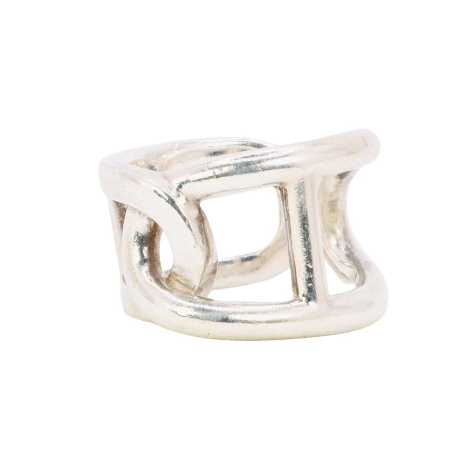 HERMES Bague vintage Cythère en argent - Castafiore