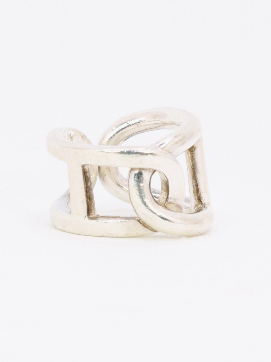 HERMES Bague vintage Cythère en argent - Castafiore