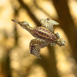 HERMÈS Broche oiseaux - Castafiore