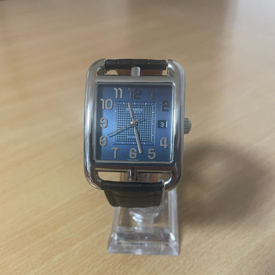 Hermès montre Cape cod TGM bleue - Castafiore