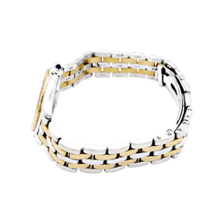 Montre Cartier "Panthère Cougar", or jaune et acier.