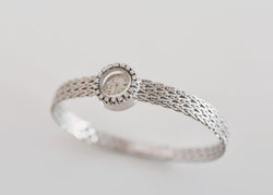 Jaeger - LeCoultre dame, entièrement or blanc 18 carats & diamants, vers 1960 - Castafiore