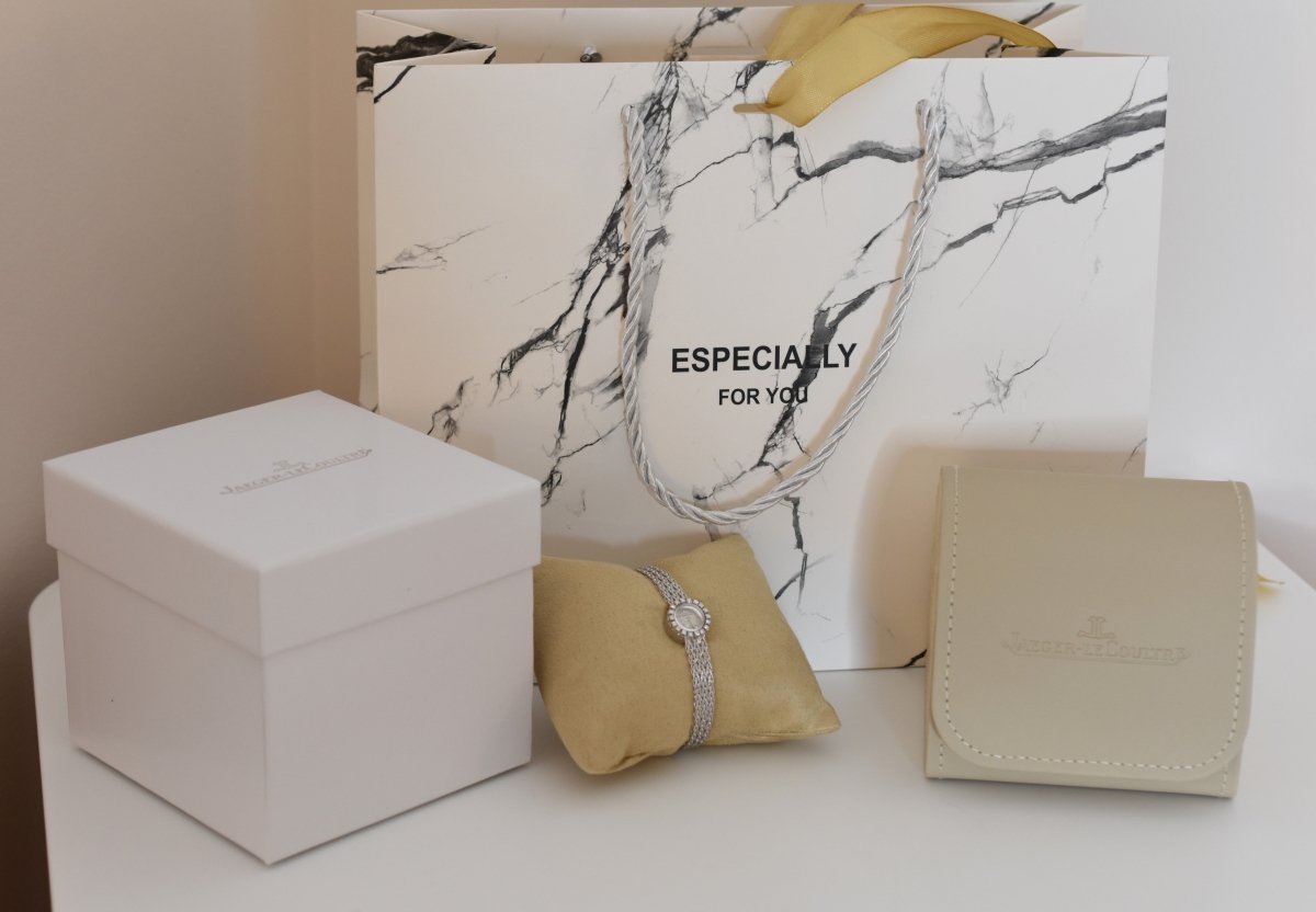 Jaeger - LeCoultre dame, entièrement or blanc 18 carats & diamants, vers 1960 - Castafiore