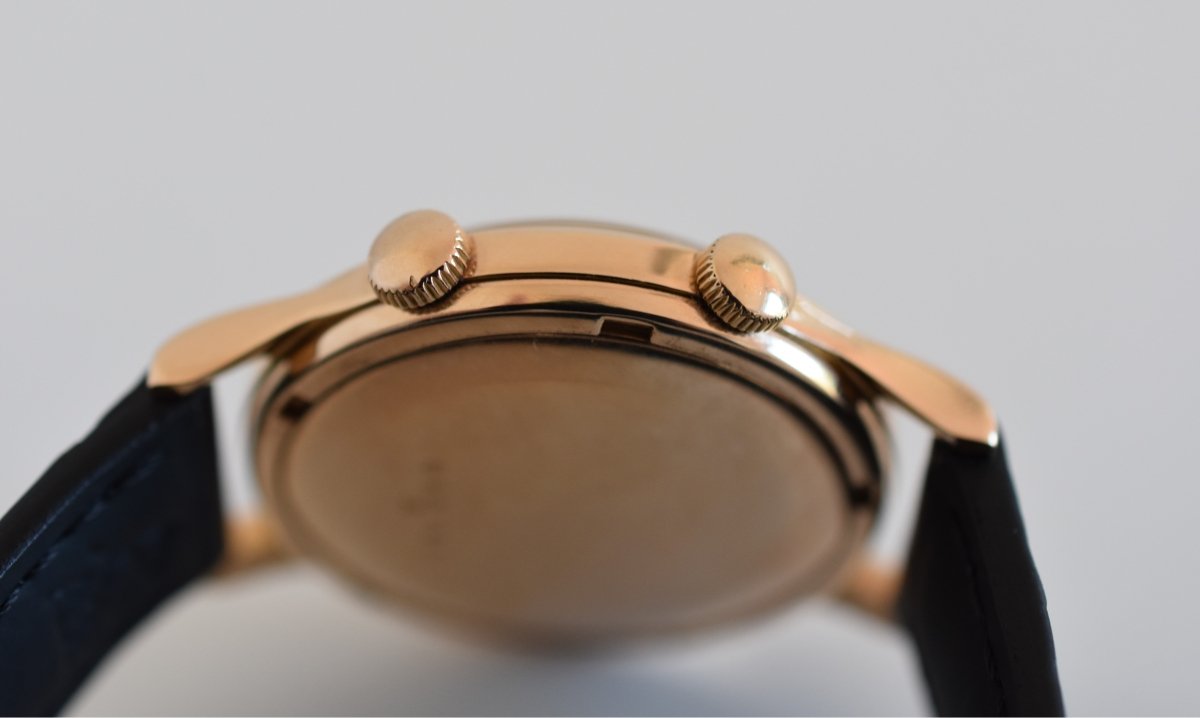 Jaeger - LeCoultre Mémovox Réveil, Calibre P489/1, Or rose 18 carats, 1955 - Castafiore
