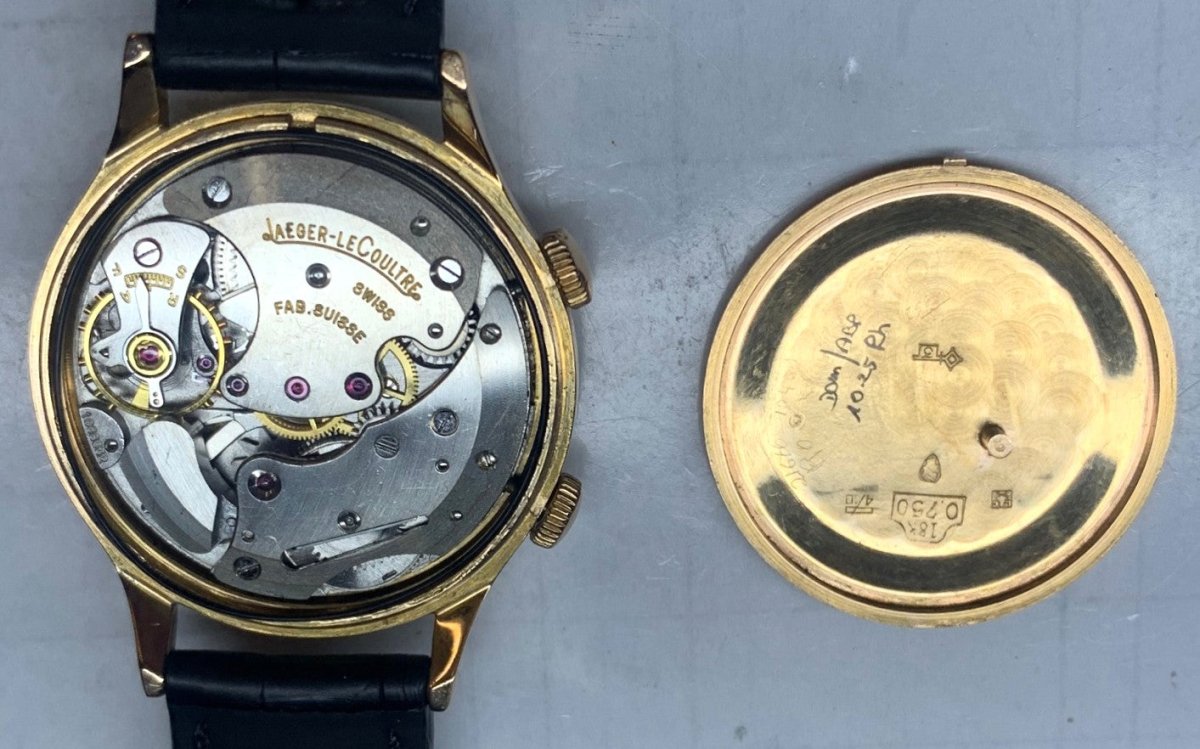 Jaeger - LeCoultre Mémovox Réveil, Calibre P489/1, Or rose 18 carats, 1955 - Castafiore