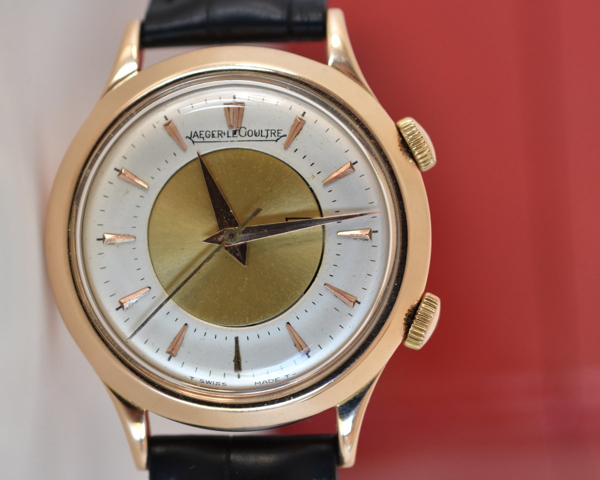 Jaeger - LeCoultre Mémovox Réveil, Calibre P489/1, Or rose 18 carats, 1955 - Castafiore