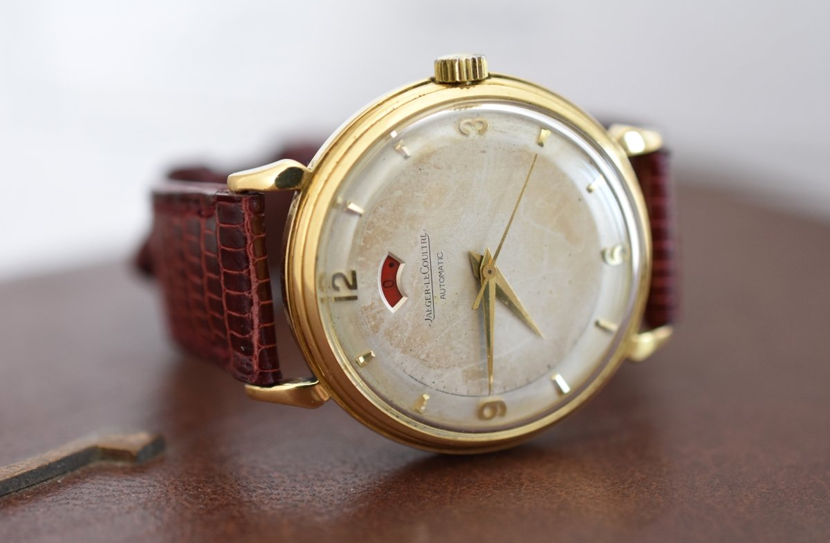 Jaeger - LeCoultre Power Reserve "40 heures", calibre 481 Bumper, or jaune 18 carats, 1953 - Castafiore