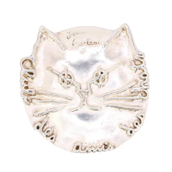 JEAN COCTEAU Broche "Club des Amis des Chats" métal argenté - Castafiore