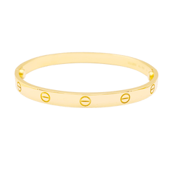 Bracelet Cartier, "Love" classique, or jaune.
