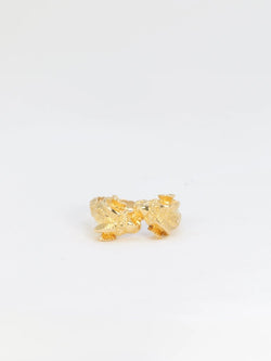 LALAOUNIS Bague tête de bélier en or jaune - Castafiore