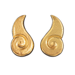 LALAOUNIS paire de clips d'oreilles en or 18k - Castafiore