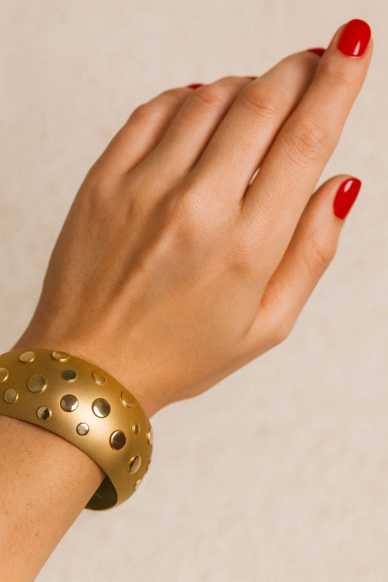 Large bracelet en or amati - Castafiore