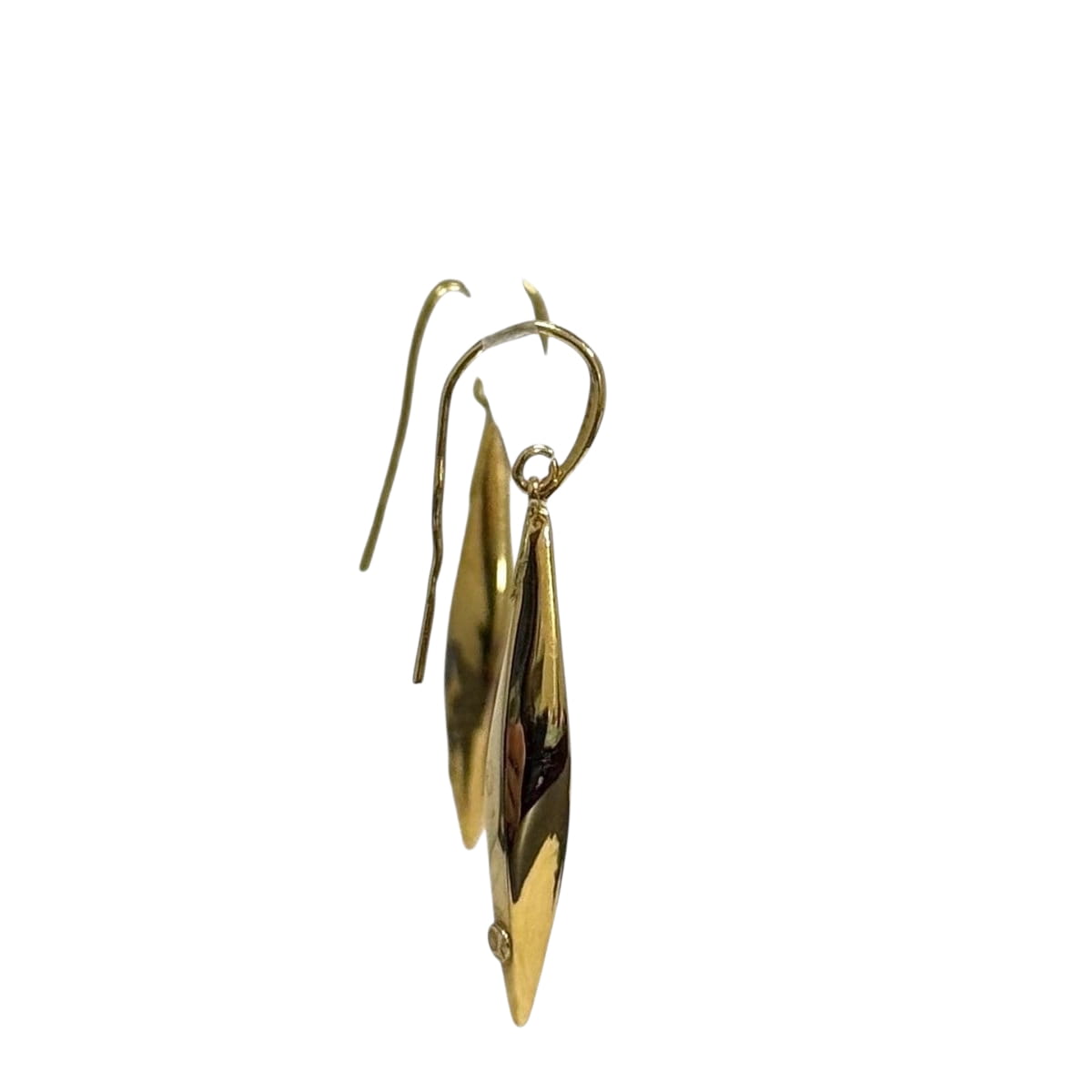 Longues boucles d'oreilles losangiques - Castafiore