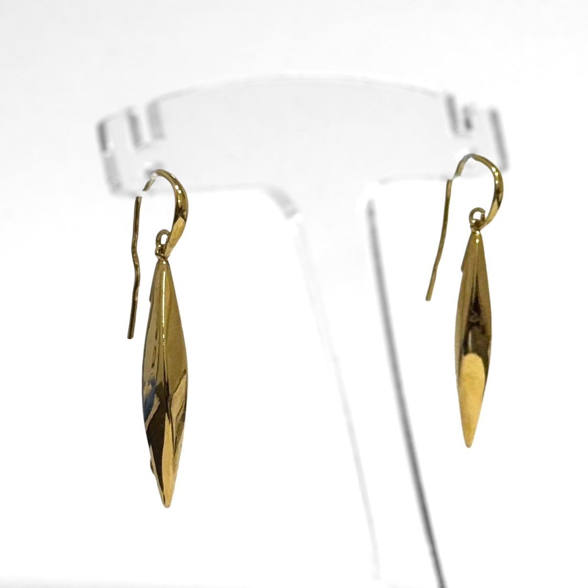 Longues boucles d'oreilles losangiques - Castafiore