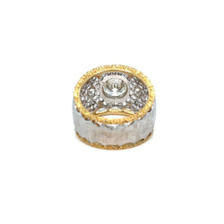 Mario Buccellati Diamond Gold Band Ring - Castafiore