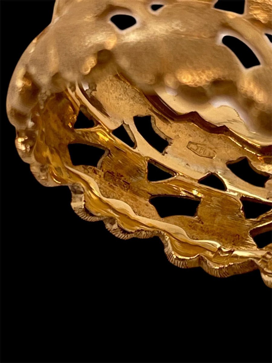 Mario Buccellati "Foglie" Collection Gold Band Ring - Castafiore