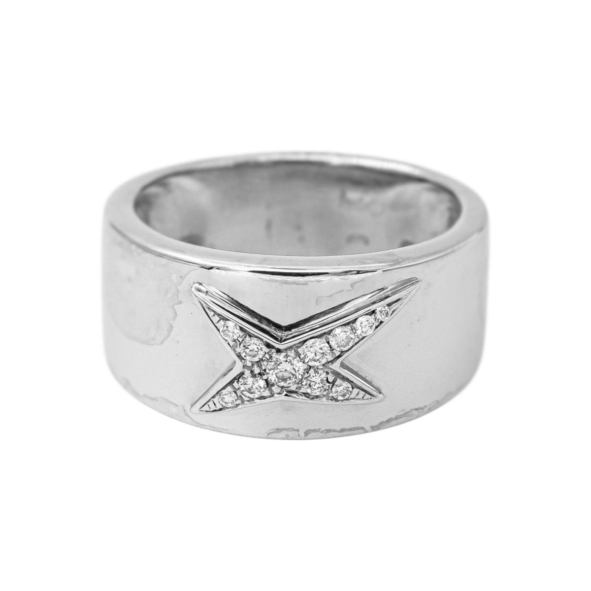 Mauboussin Bague Bandeau Etoile Divine Or blanc Diamant - Castafiore